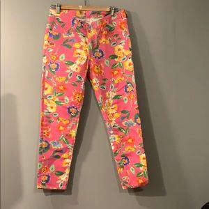 Kate Spade Floral Cropped Jeans
